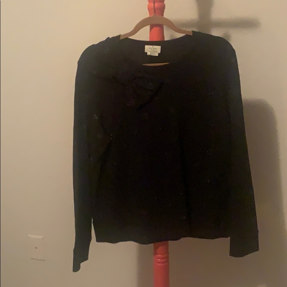 Kate Spade Glitter Dot Bow Sweatshirt